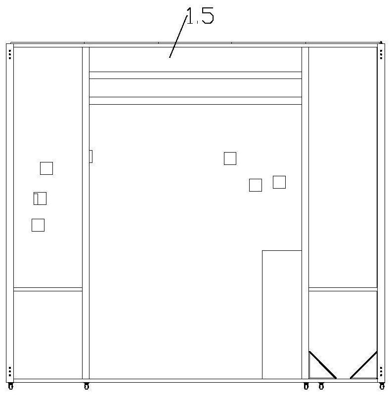 Microsatellite mobile cleaning shed