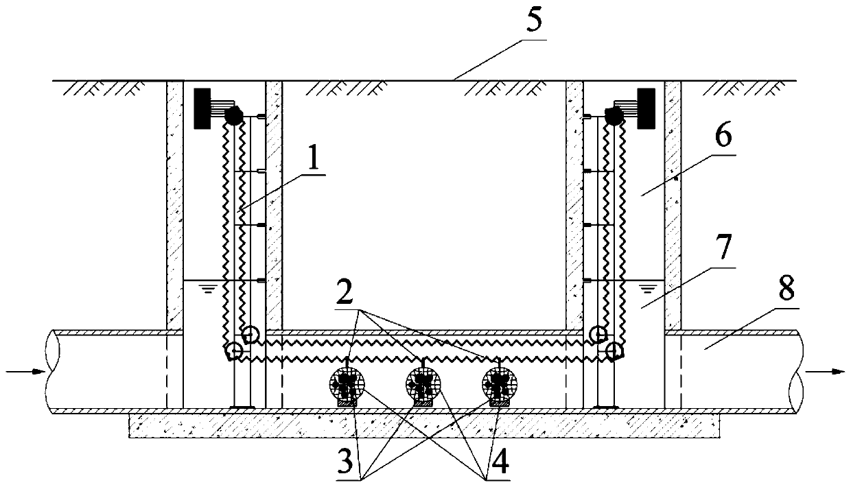 Slow-release reagent adding system for drainage pipe network and using method thereof