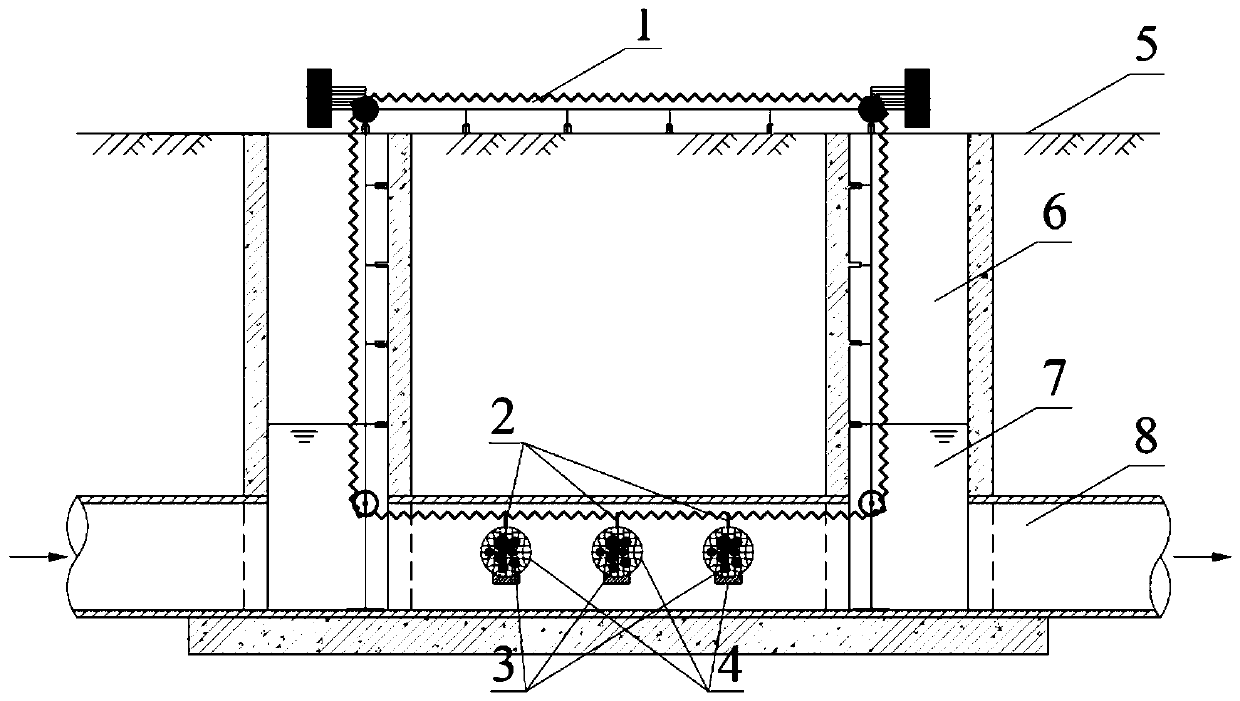 Slow-release reagent adding system for drainage pipe network and using method thereof