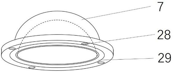 A sealed laser cleaning device for easily oxidized parts