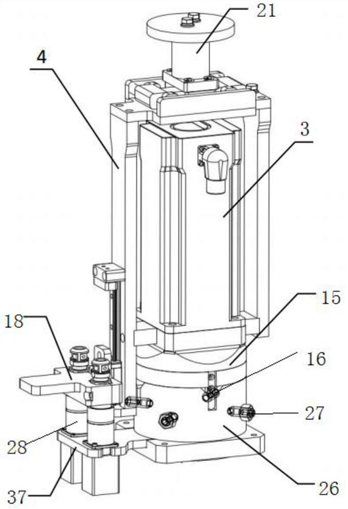 Manipulator-based motor quick-changing device and changing method thereof