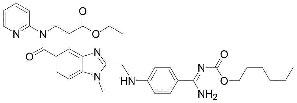 A kind of preparation method of dabigatran etexilate intermediate