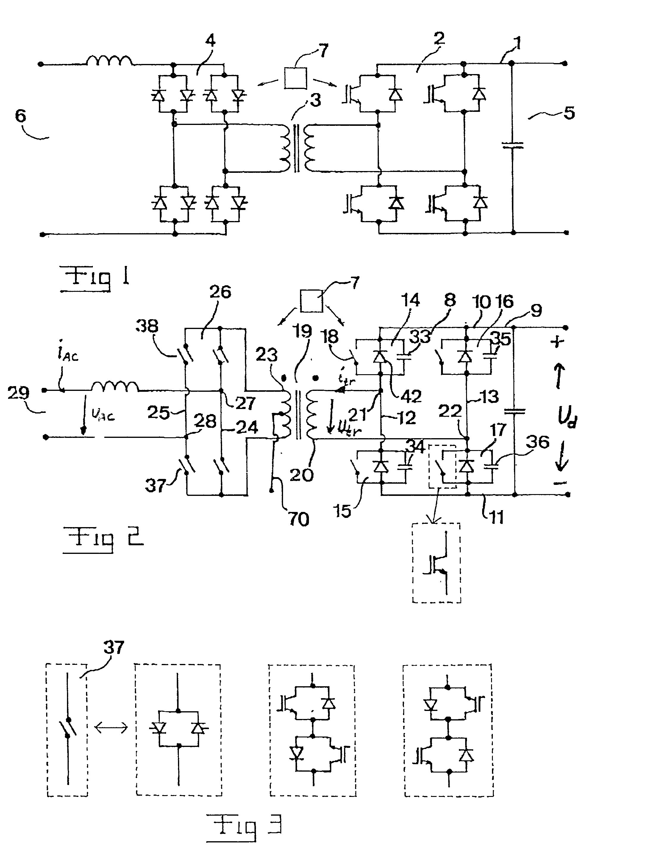 Apparatus and a method for voltage conversion