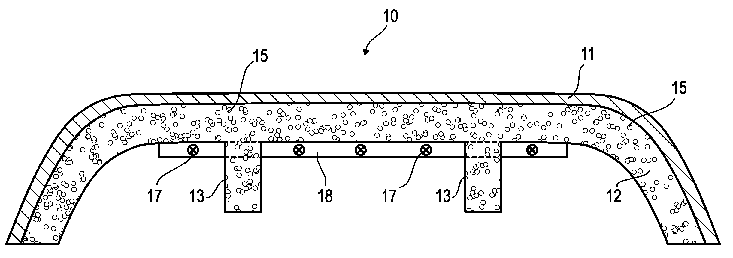 Luminous molded part, in particular a decorative part and/or trim part for a vehicle interior