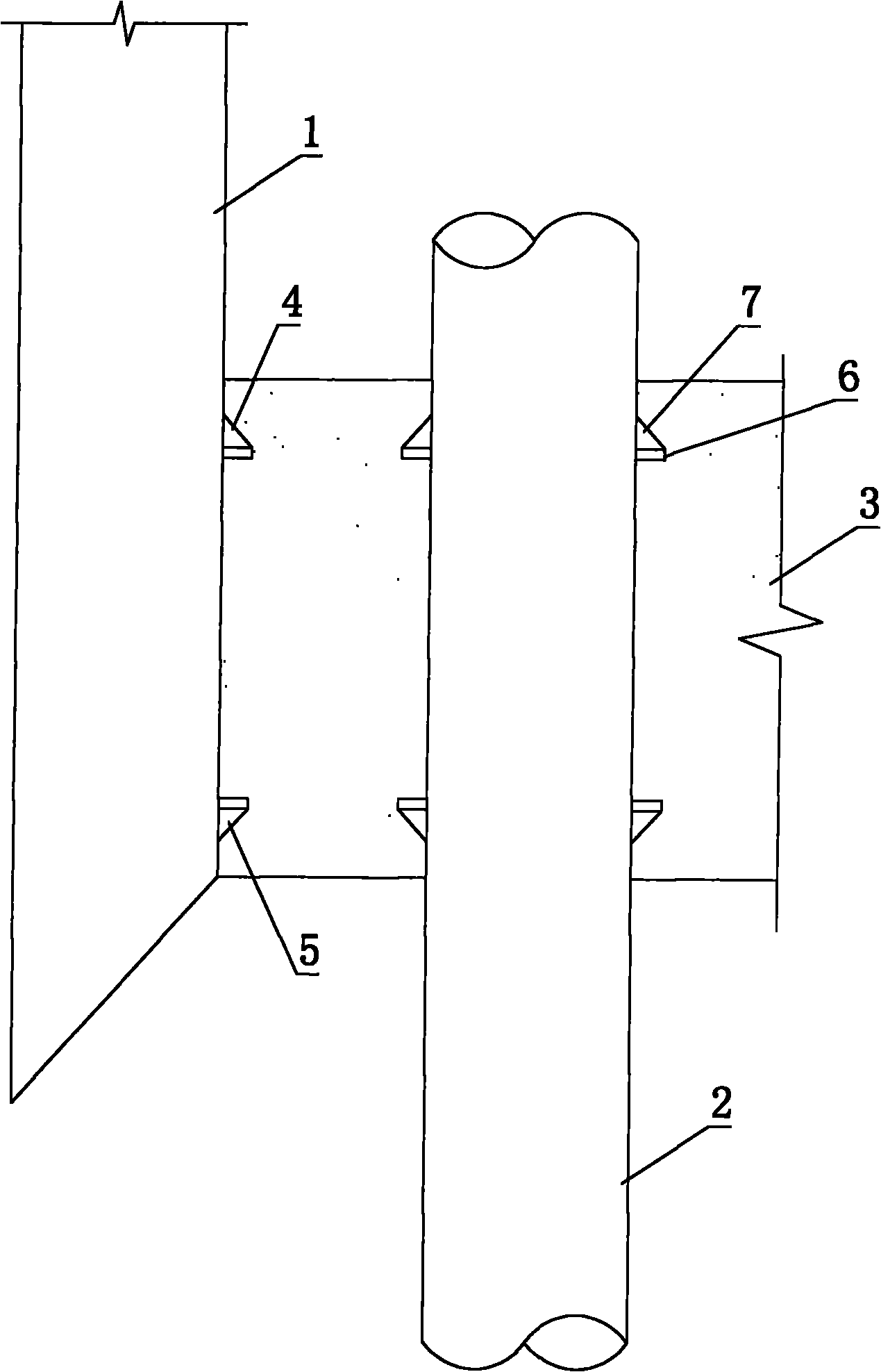 Method for reducing thickness of subsealing concrete of steel cofferdam and preventing seepage