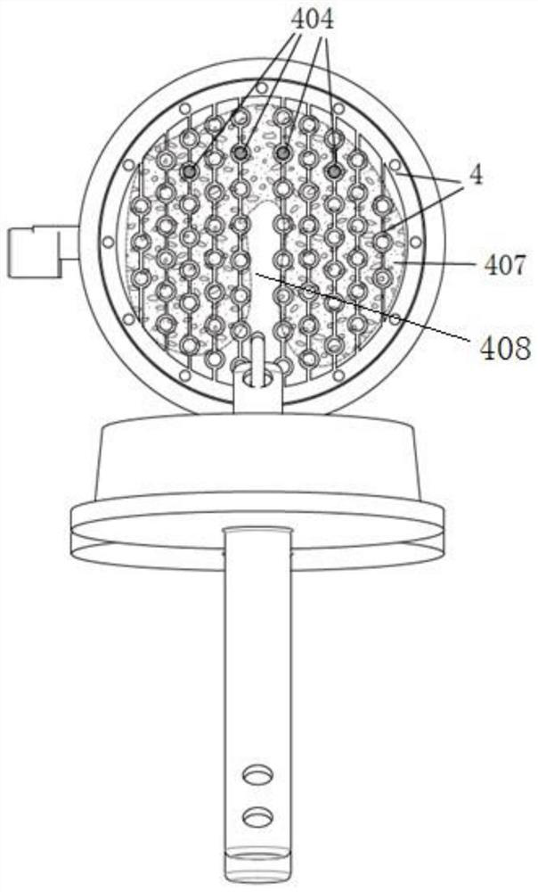 In-situ chemical fixing device for deep-sea biological sample