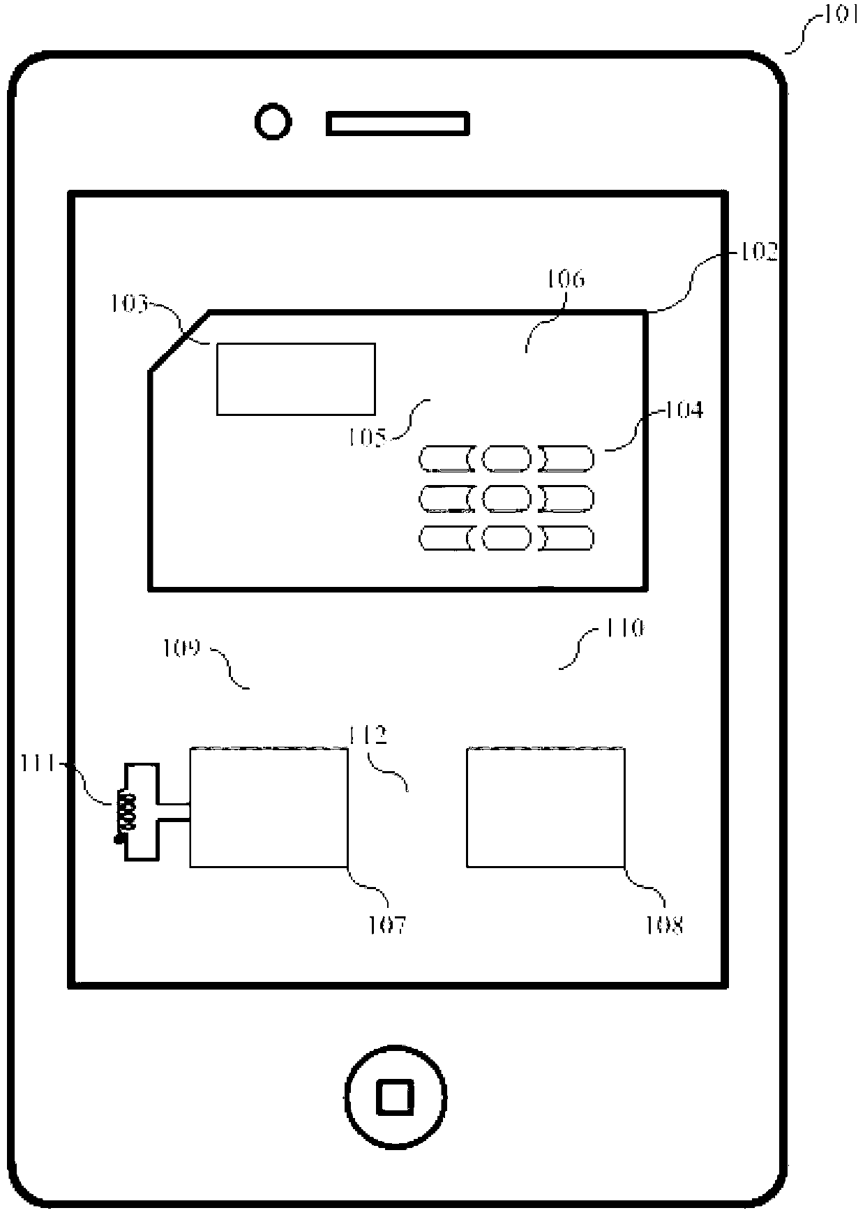 Mobile phone radio-frequency SIM card with SWP function in compatible mode