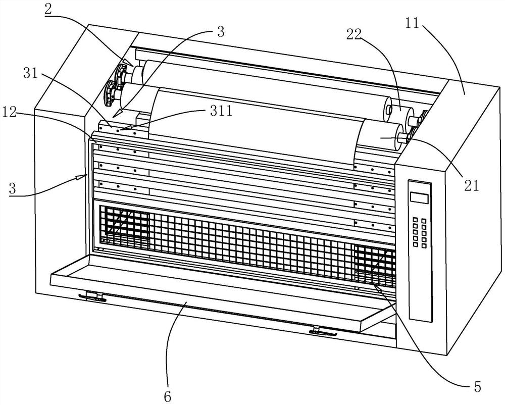 Shrinkage treatment machine