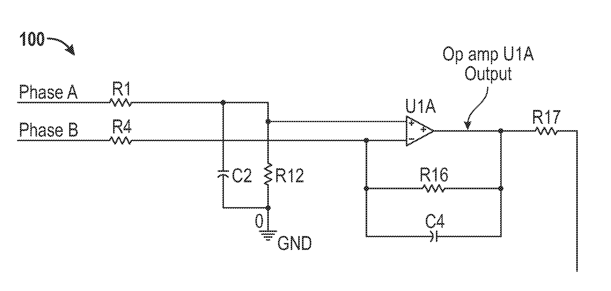 Frequency phase detection three phase system