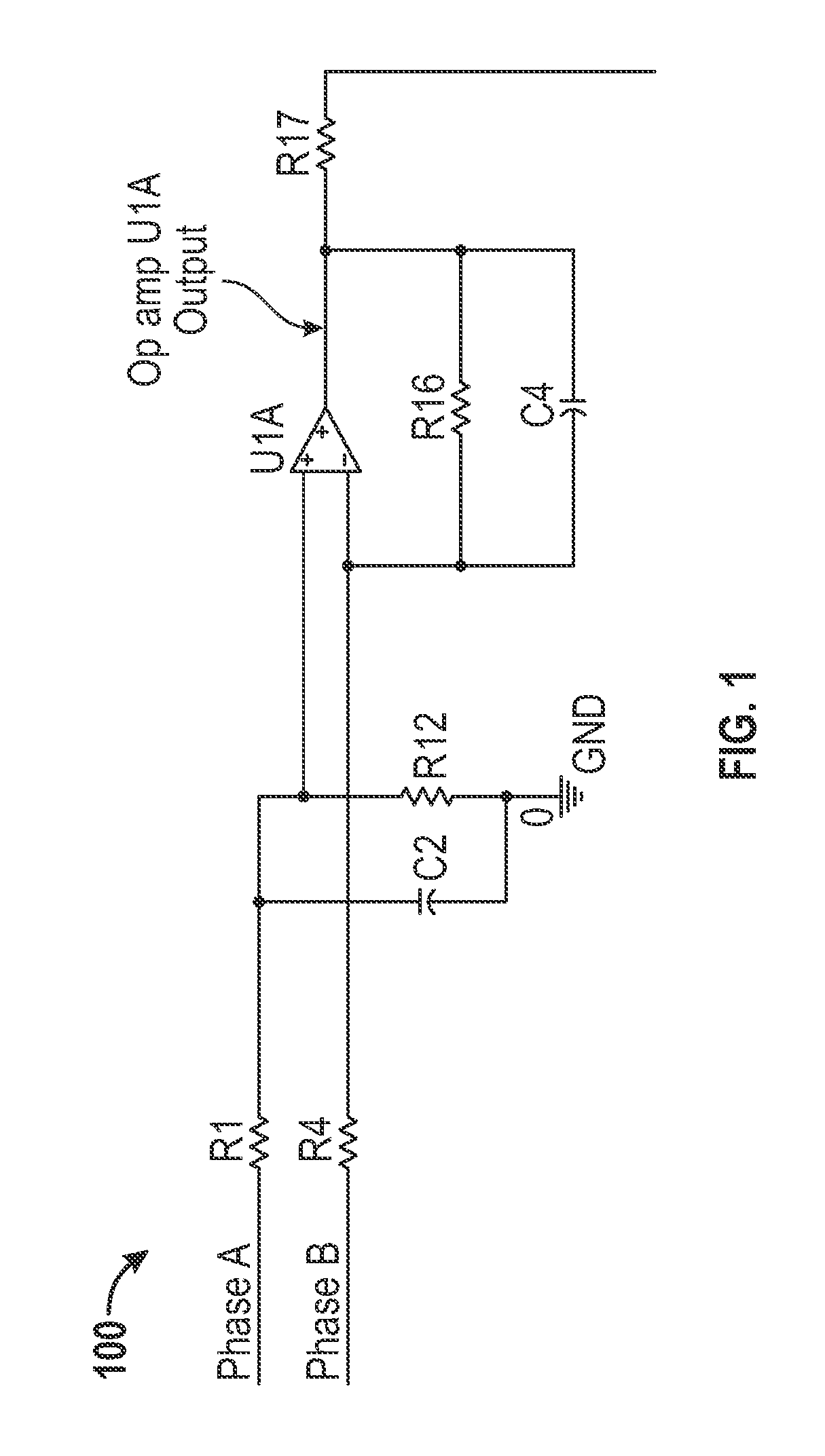 Frequency phase detection three phase system