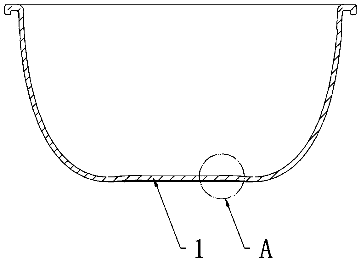 Composite coating pot, surface treatment method of pot, and electromagnetic heating appliance