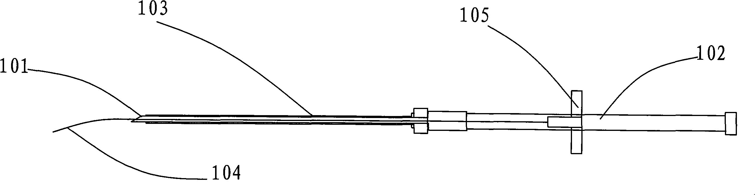 Celom liquid loading puncturing kit