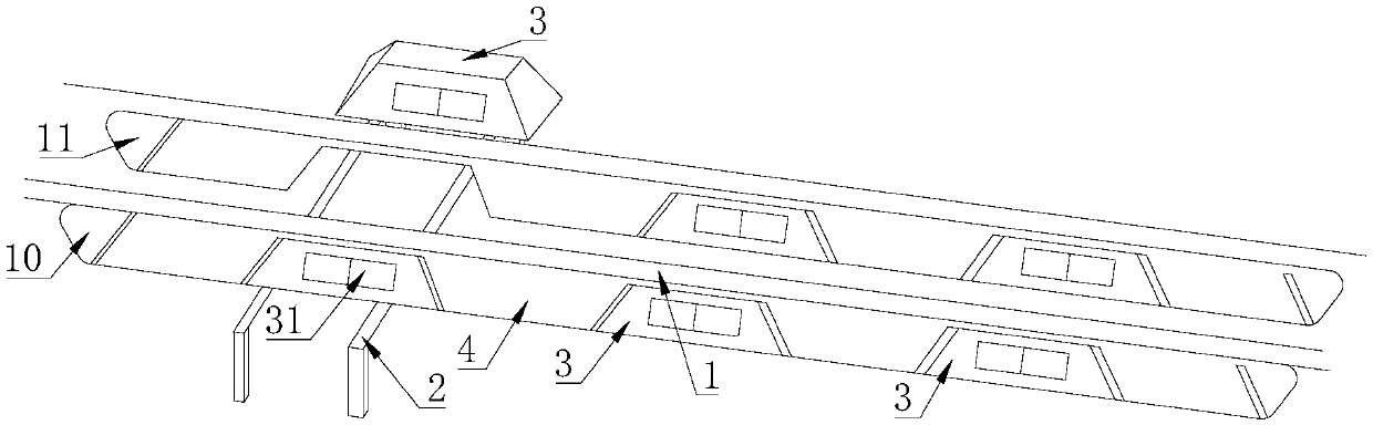 Train and traffic system