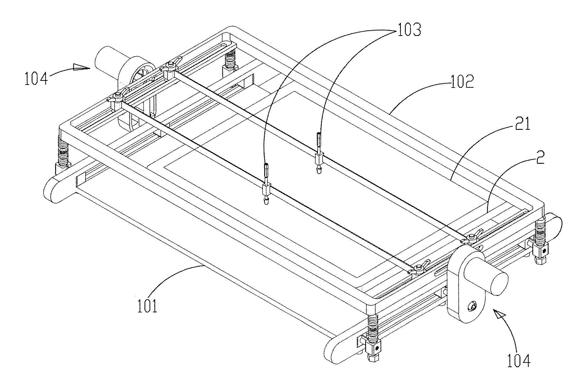 Multi-touch testing system and fixture thereof