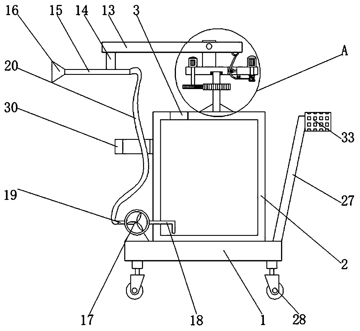 Mobile-type sprinkler irrigation device for farmland water conservancy