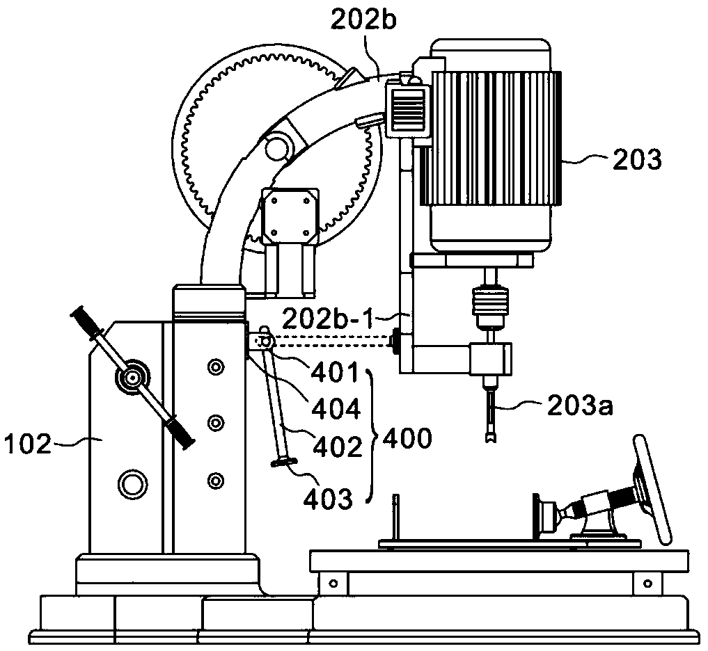 Multidirectional adjustable mortising machine