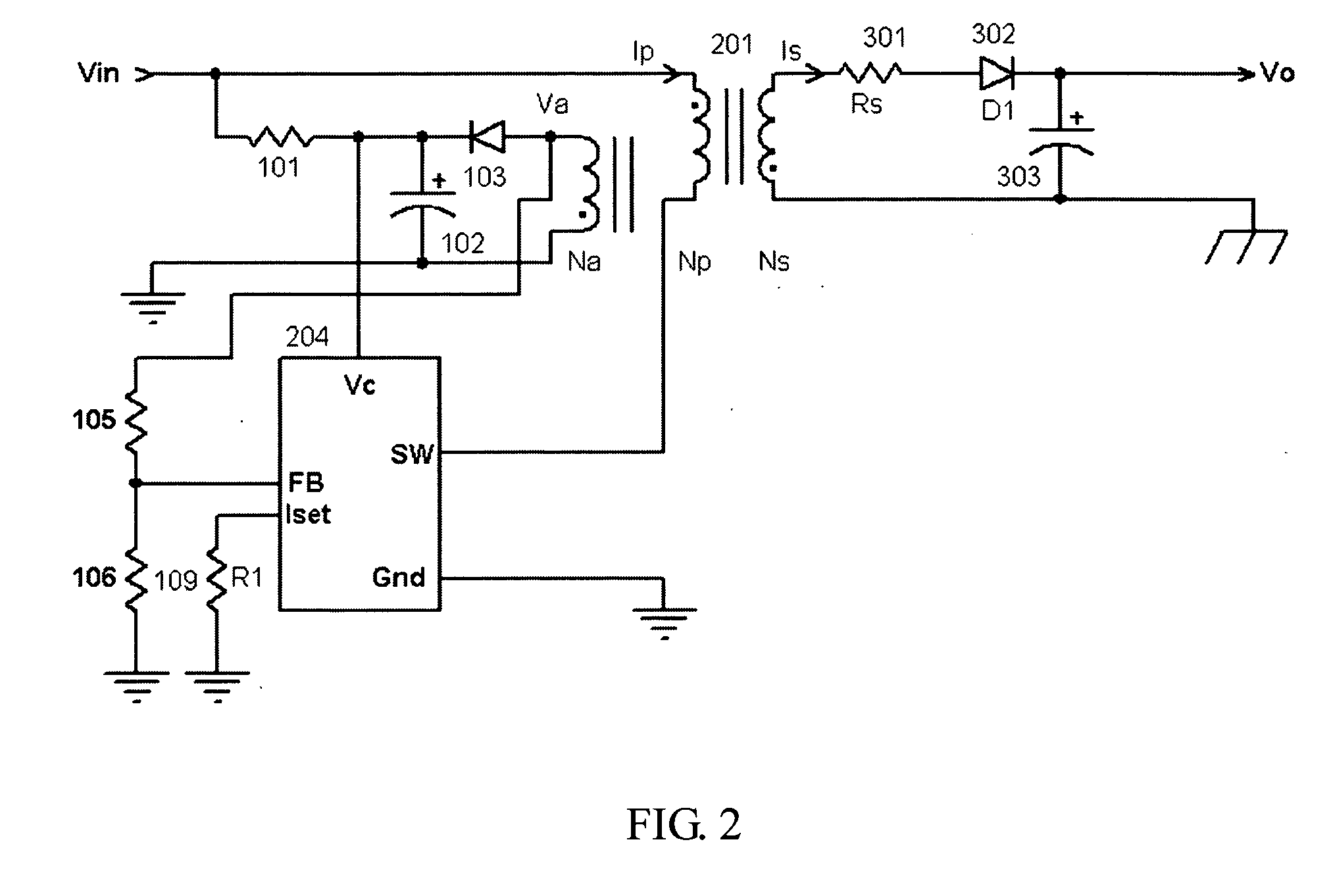 Primary side constant output current controller