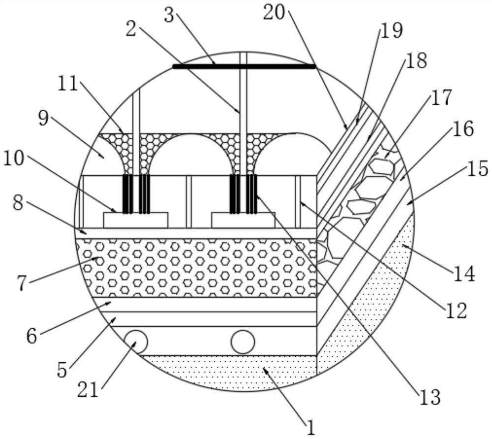 A high-efficiency anti-seepage method for landfills for domestic waste treatment