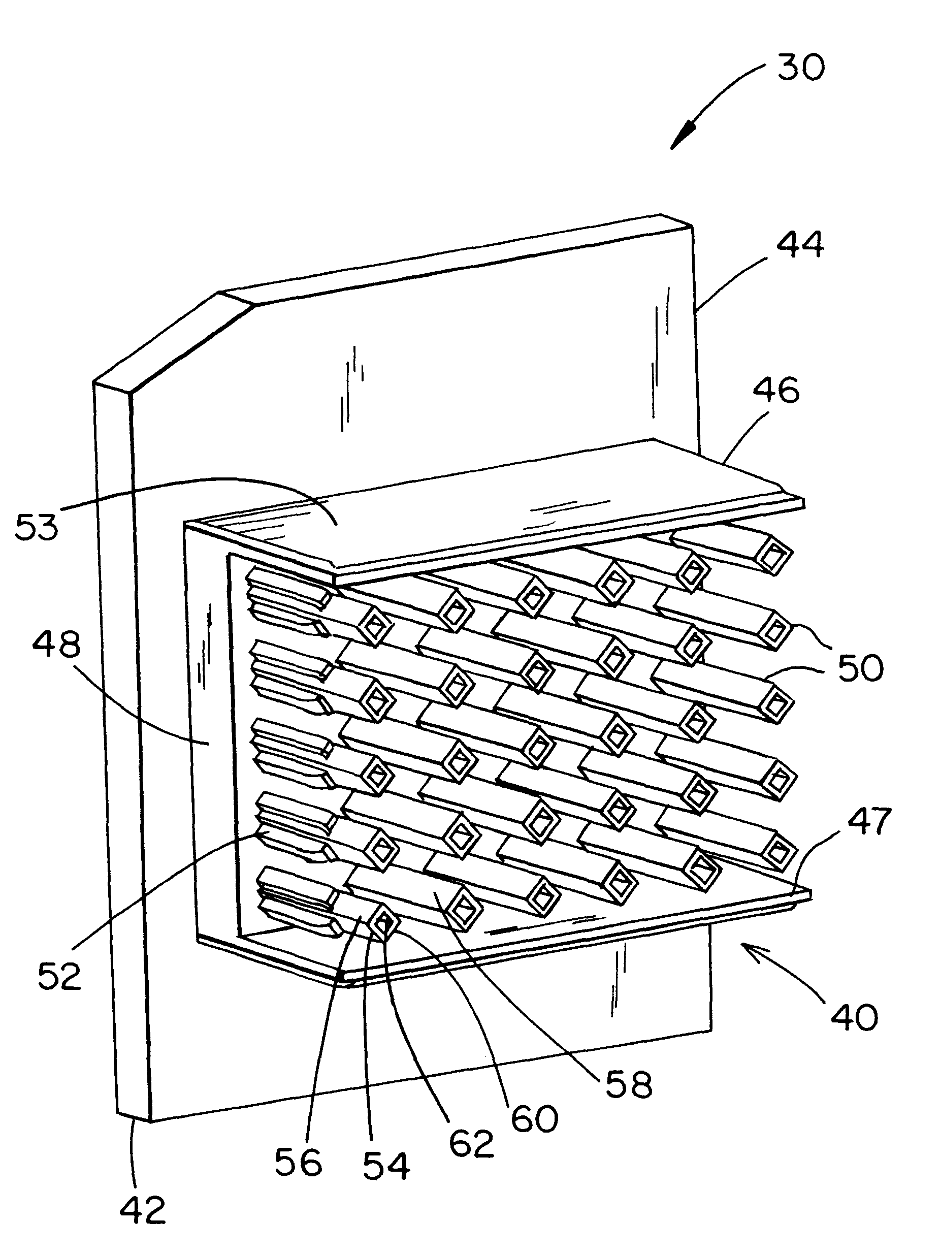 High density electrical interconnect system having enhanced grounding and cross-talk reduction capability