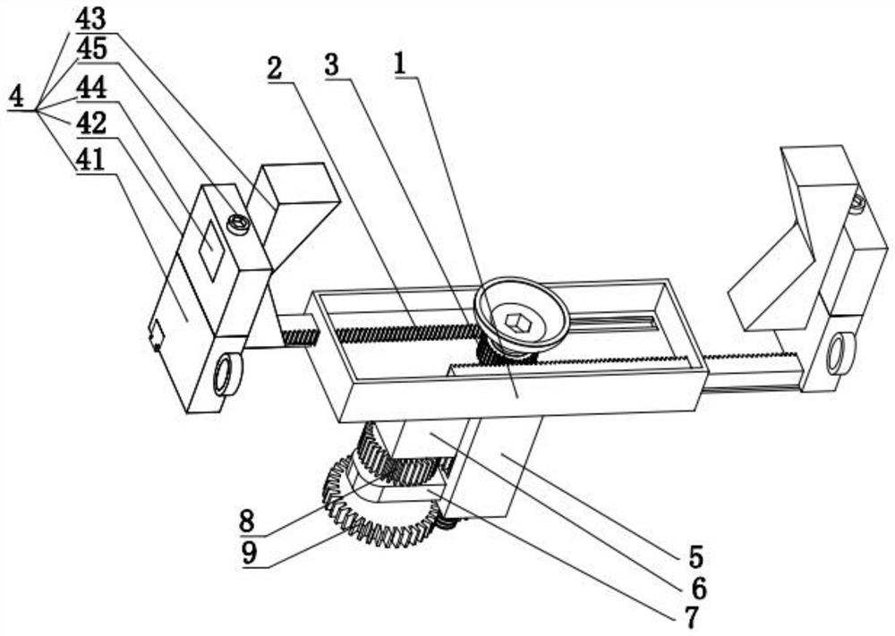 Automatic clamping and adsorbing mechanism