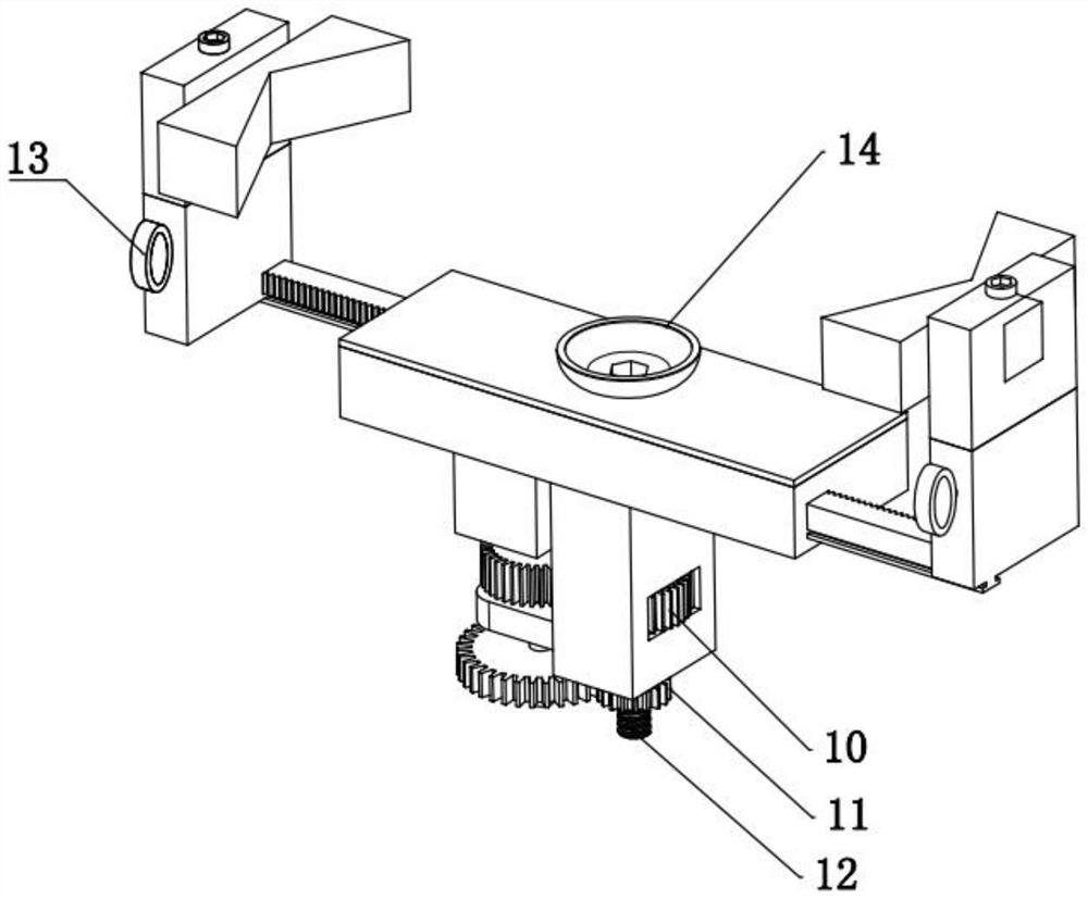 Automatic clamping and adsorbing mechanism