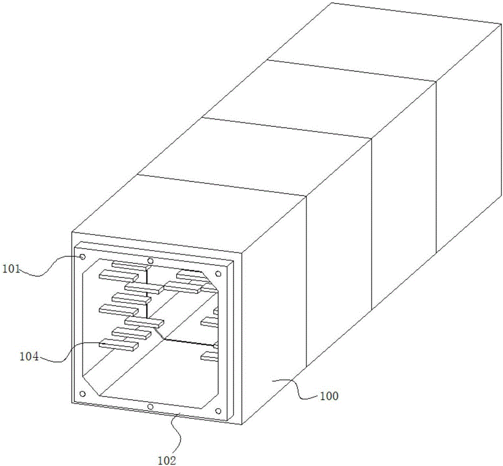 Intelligent comprehensive pre-fabricating pipe gallery and construction technique thereof