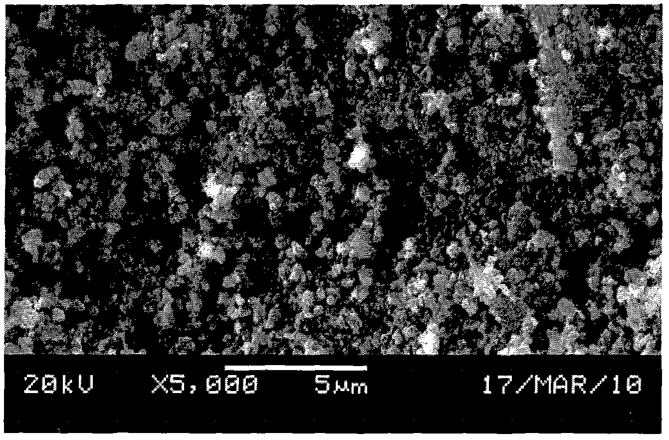 Metal doping method of lithium iron phosphate anode material