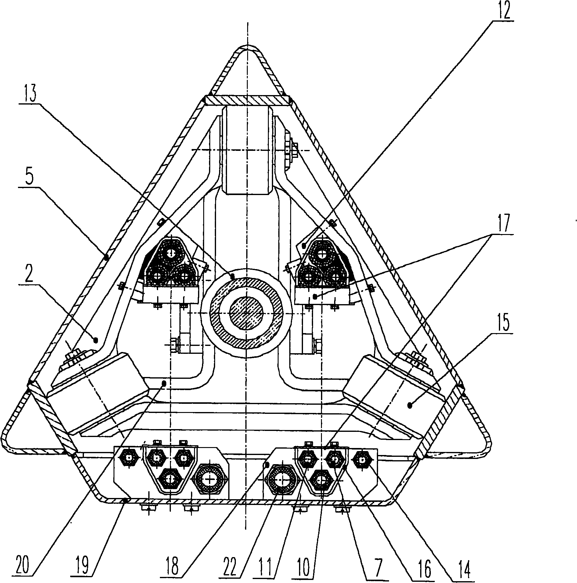 Follow-up mechanism for telescopic digging arm hydraulic pipeline