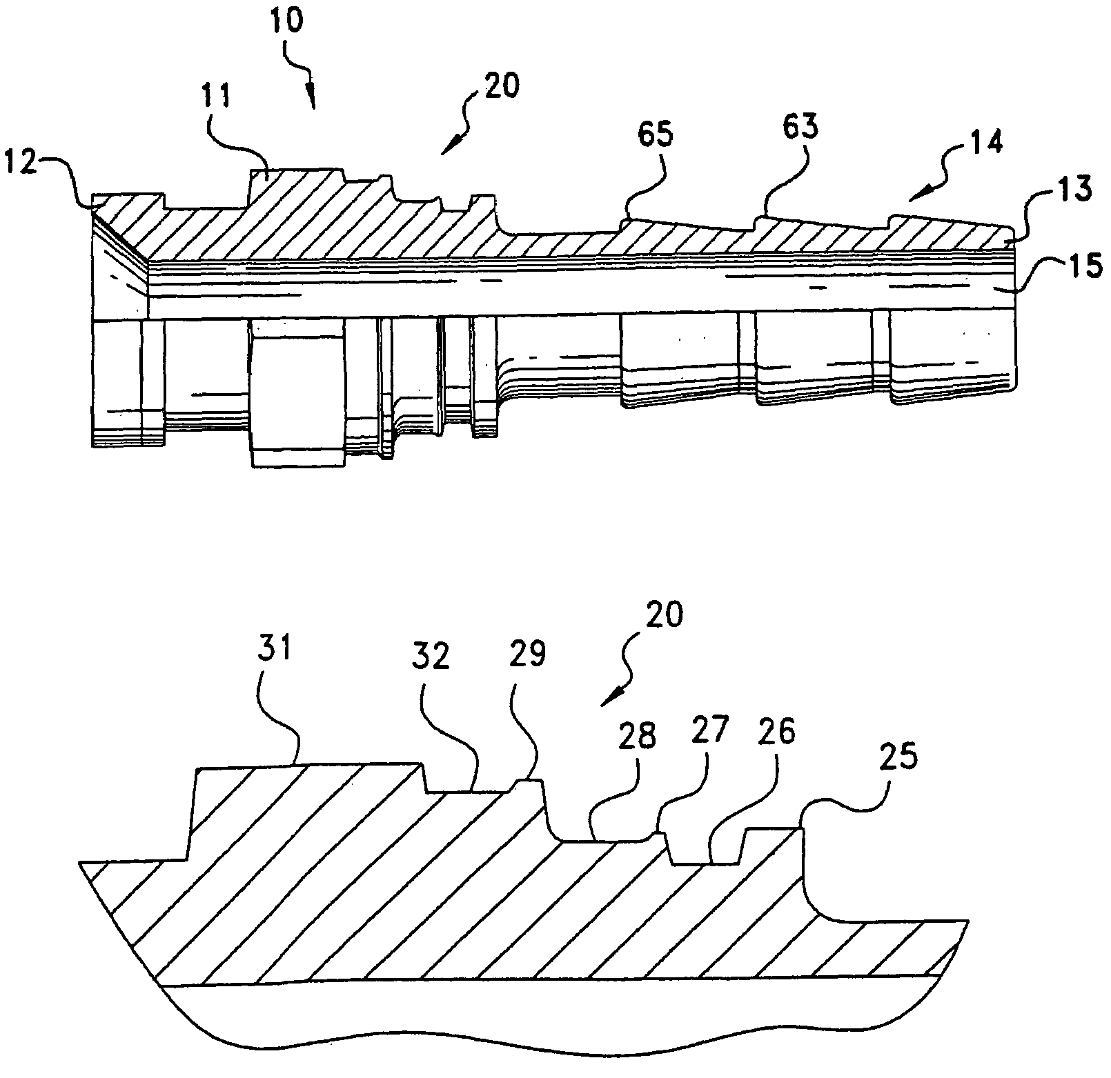 Universal fitting nipple