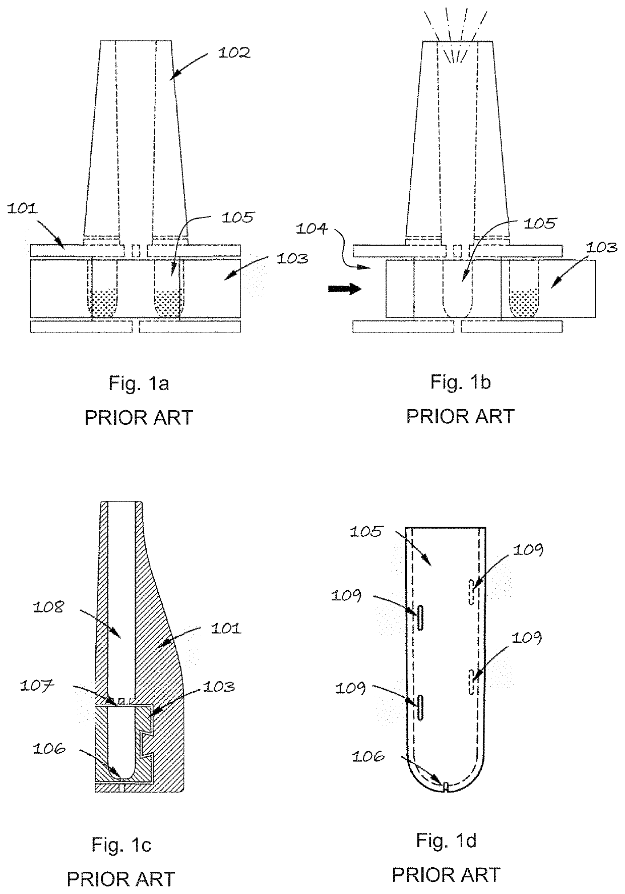 Large dose disposable inhaler and method of simple filling