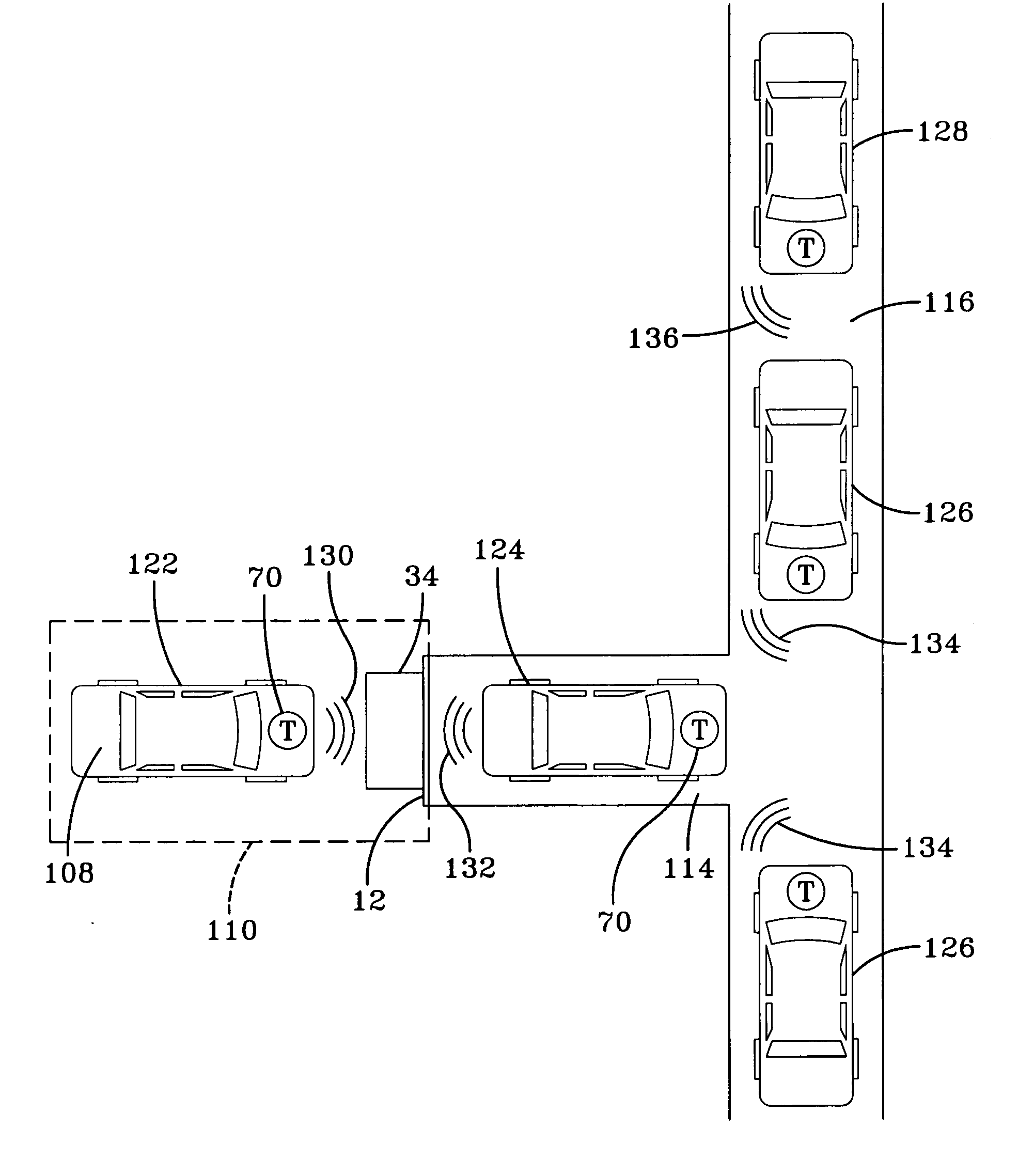 System and methods for automatically moving access barriers initiated by mobile transmitter devices