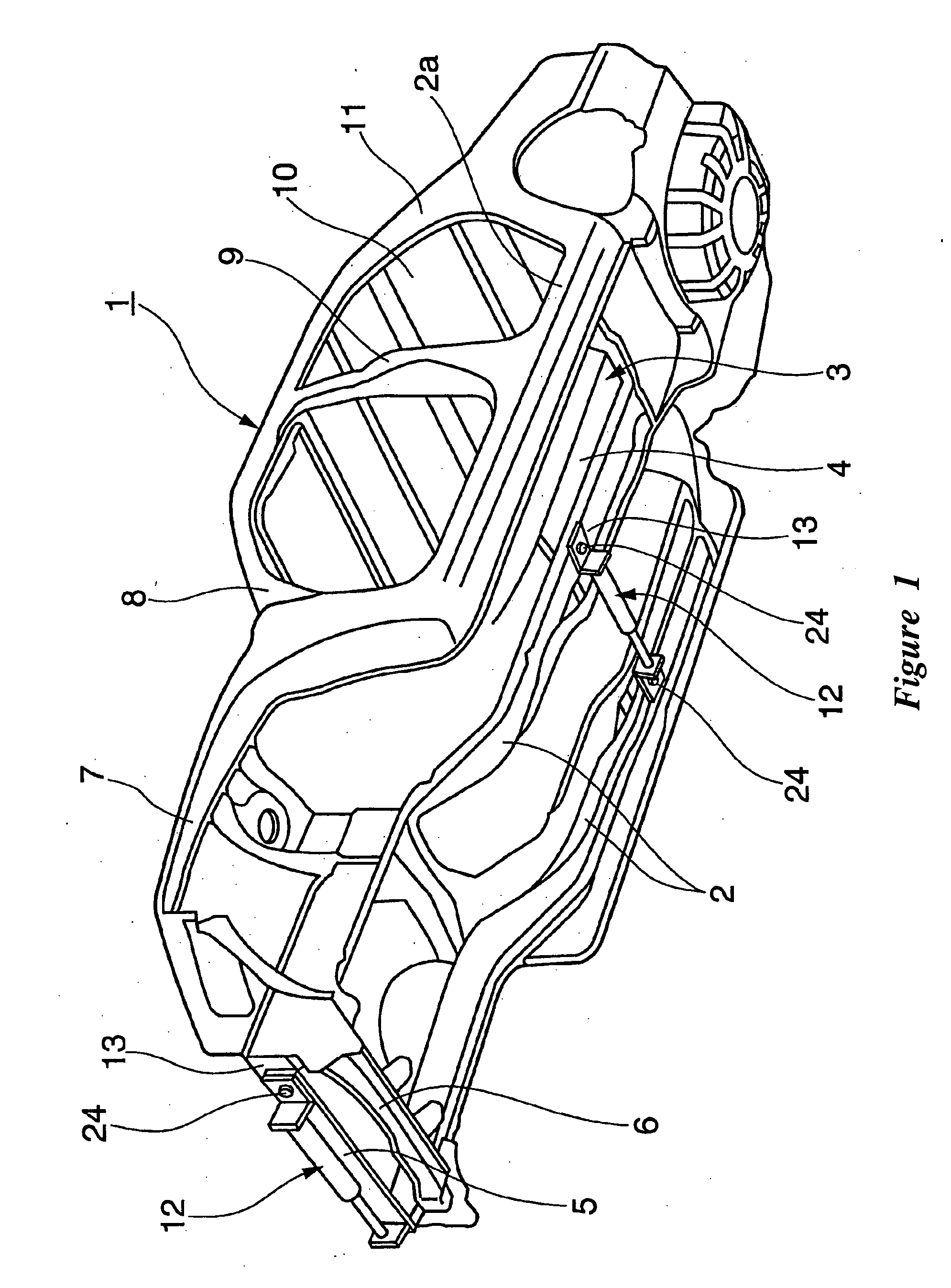 Reinforcement device for vehicle