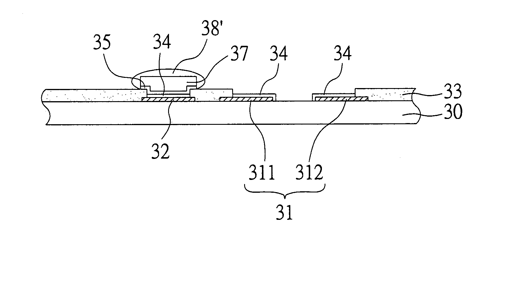 Method of fabricating circuit board having different electrical connection structures