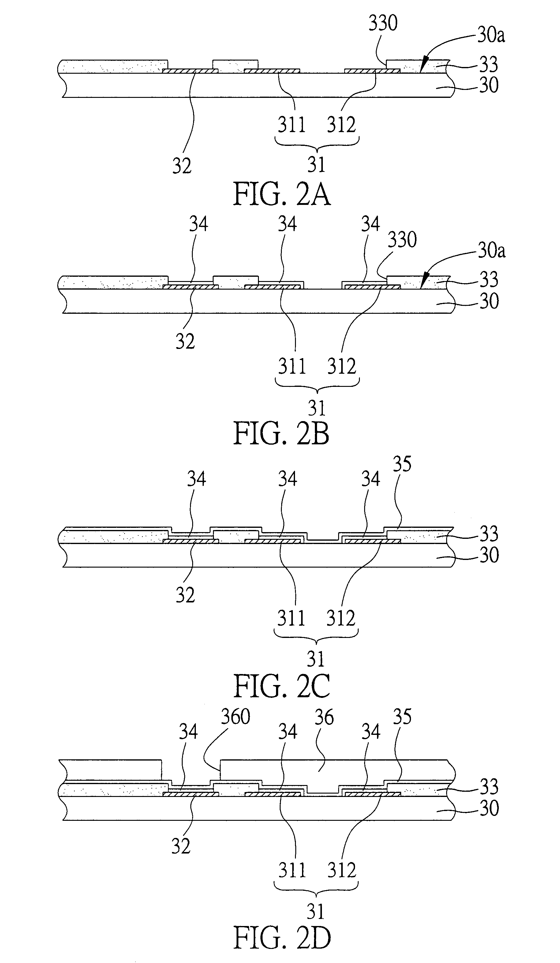 Method of fabricating circuit board having different electrical connection structures