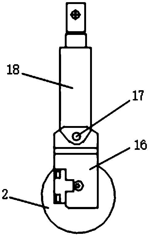 Polishing device of stainless steel pipe