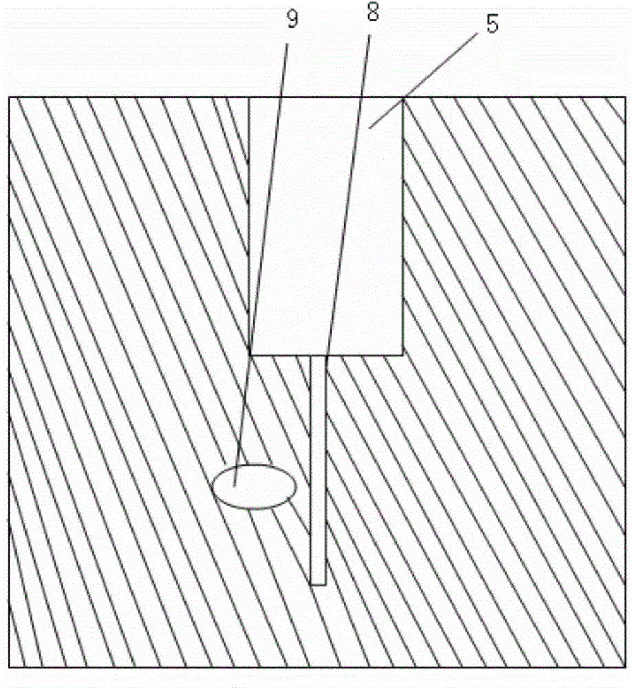 Pile bottom cave sonar detection device and method