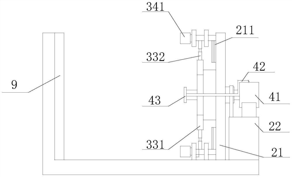 Box-type filter core air tightness detection device