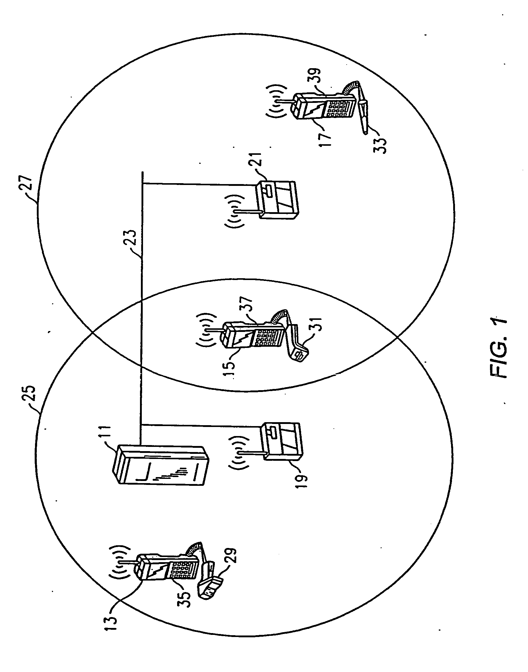 Redundant radio frequency network having a roaming terminal communication protocol