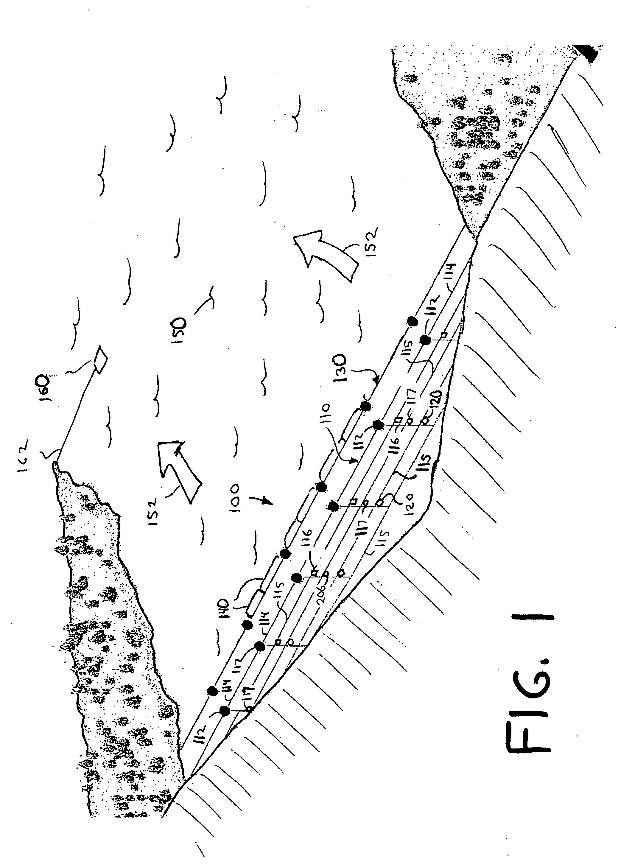 Distributed sensor array for fluid contaminant monitoring