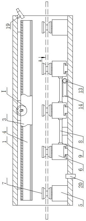 A wire threading and leading device for a drying box