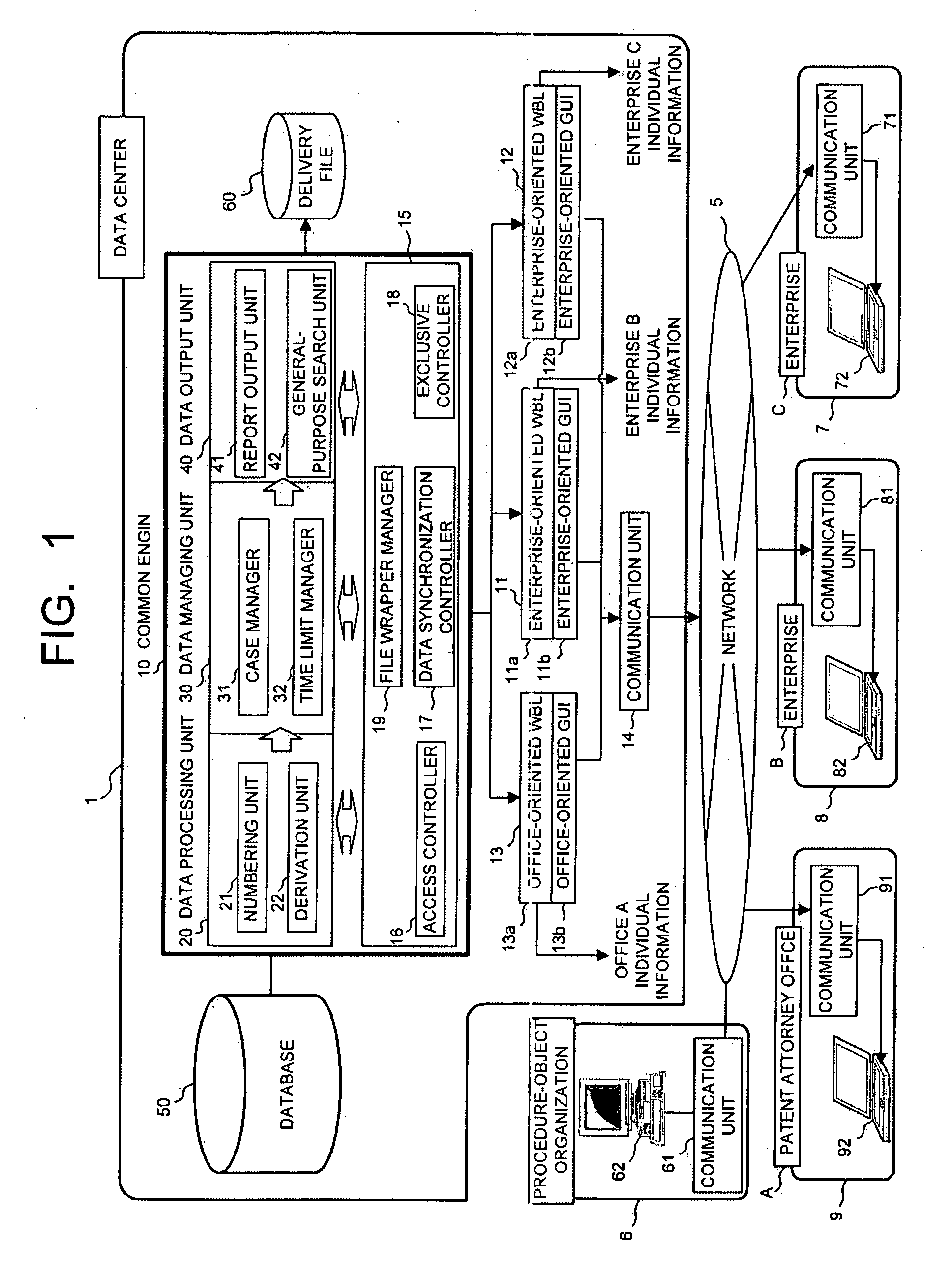 Intellectual property managing system, intellectual property managing method, and program for the same