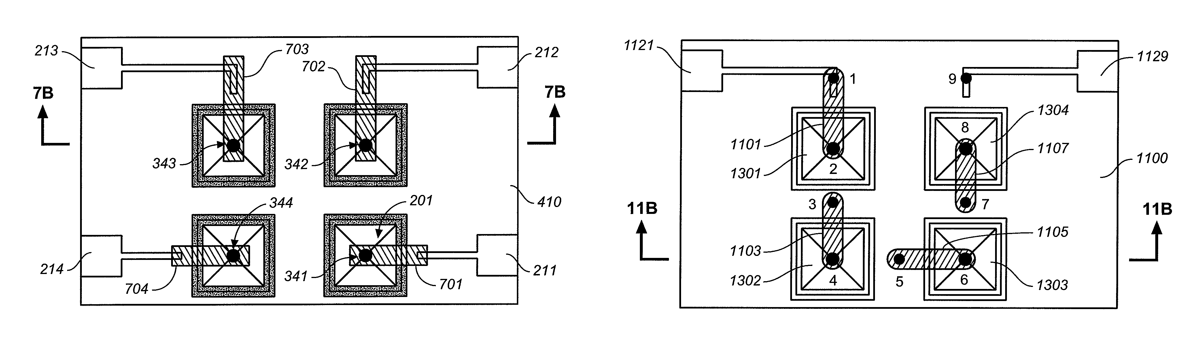 LED chip array module