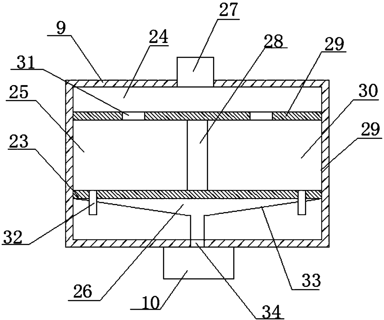 Agricultural unmanned pesticide sprinkling device with good stability