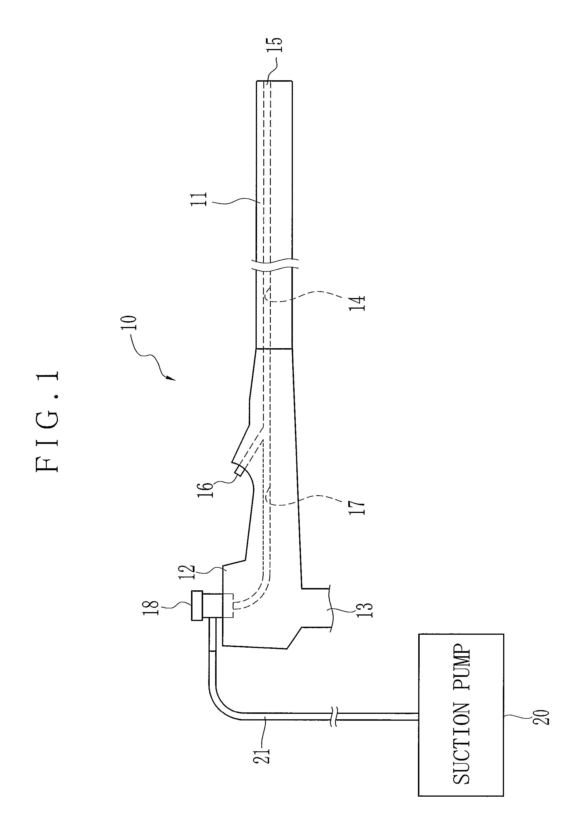 Suction button assembly for endoscope