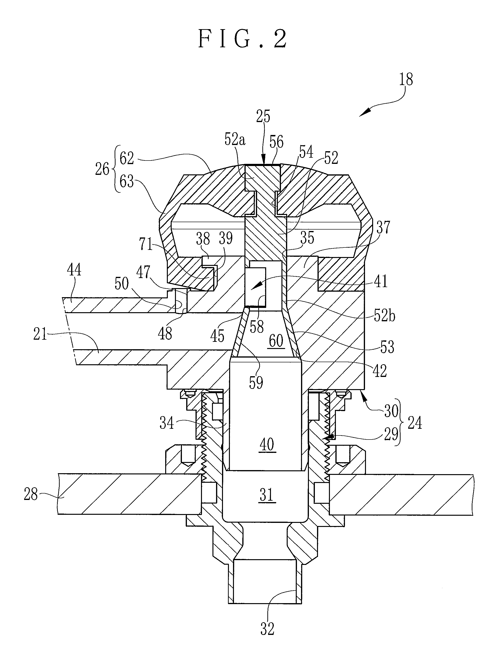 Suction button assembly for endoscope