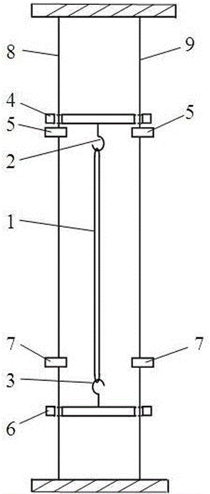 Testing device and method of thermal shrinkage rate of chemical fiber filaments