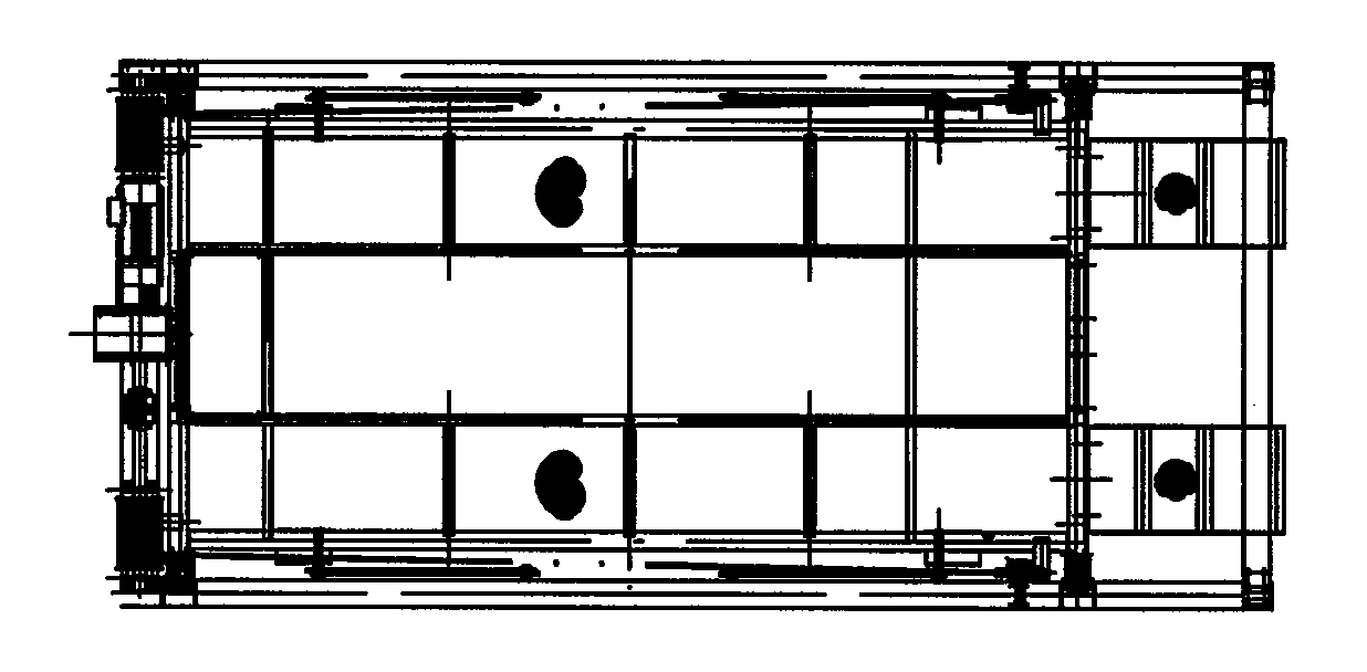 Mechanical ascending and descending parking device