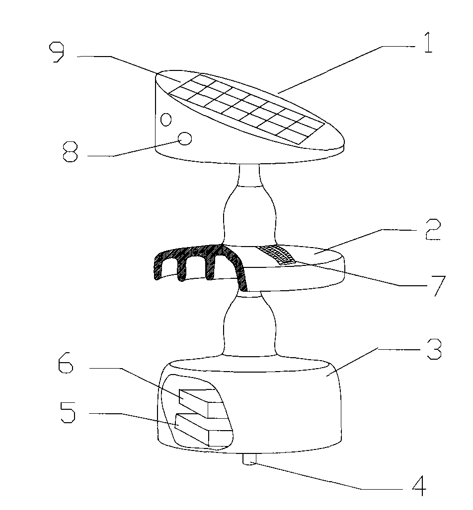 Method, system and device for measuring and calculating external insulation pollution degree of electric transmission and transformation device