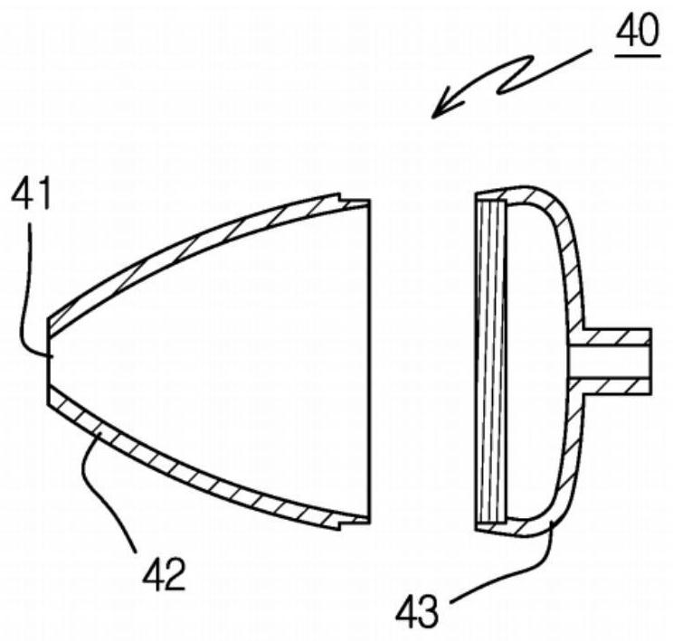 Double-body drug delivery device with paranasal sinus mucus removal function