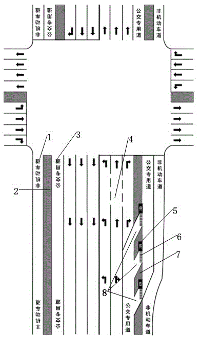 Station for buses of multiple paths to stop